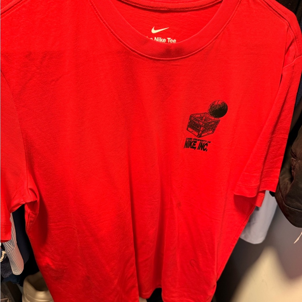 Nike Red Short Sleeve Tee